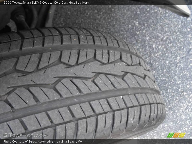 Gold Dust Metallic / Ivory 2000 Toyota Solara SLE V6 Coupe