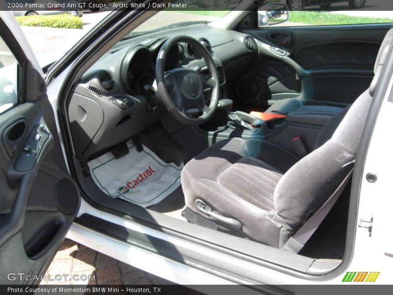 Arctic White / Dark Pewter 2000 Pontiac Grand Am GT Coupe
