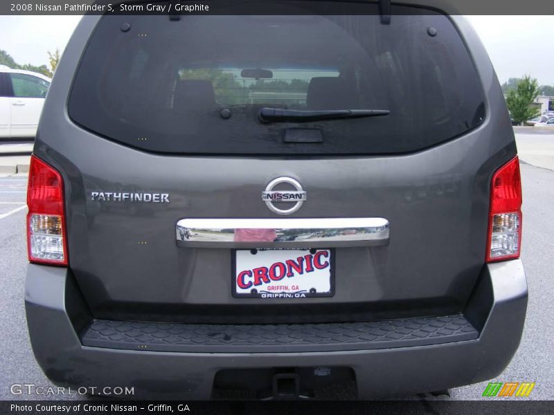 Storm Gray / Graphite 2008 Nissan Pathfinder S