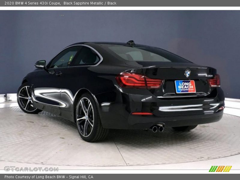 Black Sapphire Metallic / Black 2020 BMW 4 Series 430i Coupe