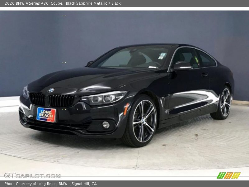 Black Sapphire Metallic / Black 2020 BMW 4 Series 430i Coupe