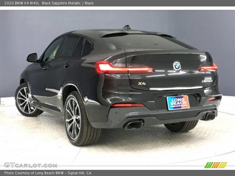 Black Sapphire Metallic / Black 2020 BMW X4 M40i