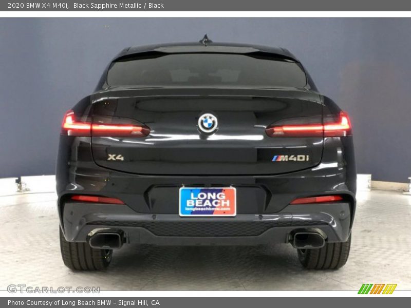 Black Sapphire Metallic / Black 2020 BMW X4 M40i