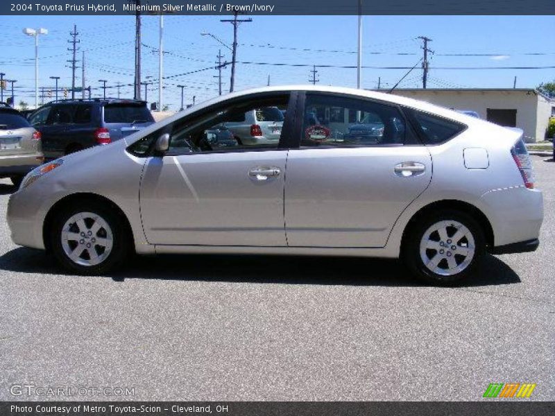 Millenium Silver Metallic / Brown/Ivory 2004 Toyota Prius Hybrid