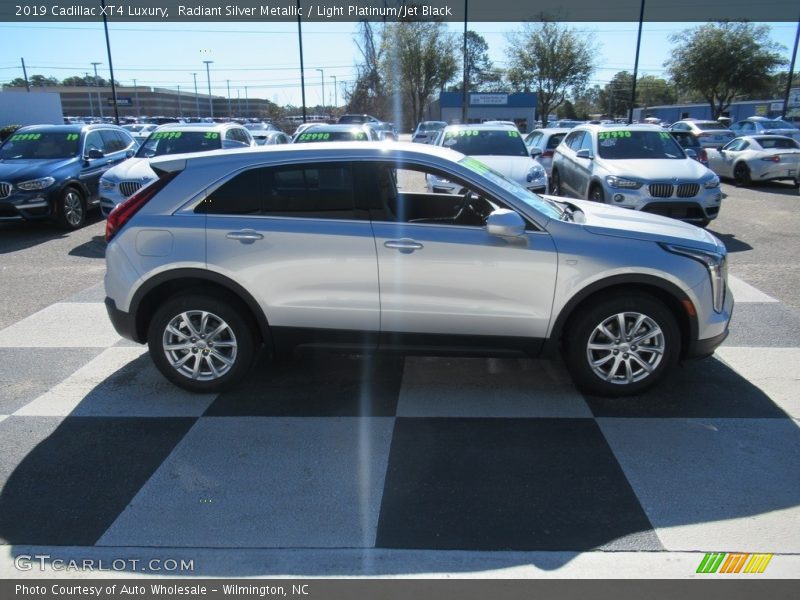 Radiant Silver Metallic / Light Platinum/Jet Black 2019 Cadillac XT4 Luxury