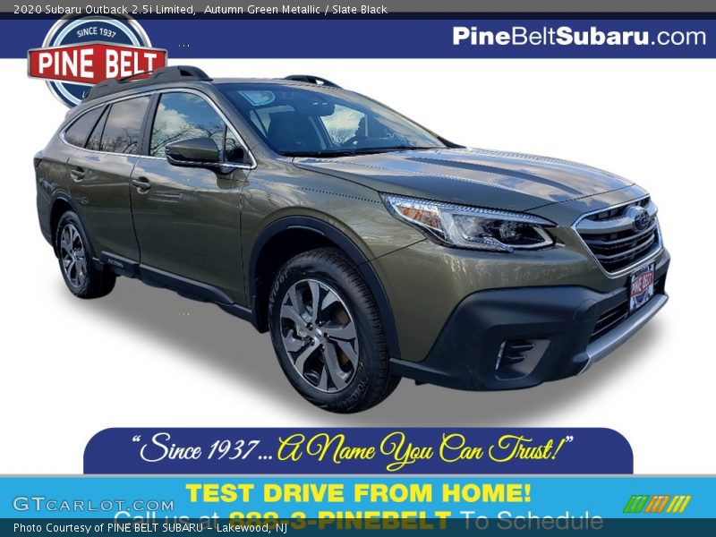 Autumn Green Metallic / Slate Black 2020 Subaru Outback 2.5i Limited