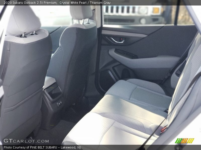 Crystal White Pearl / Titanium Gray 2020 Subaru Outback 2.5i Premium