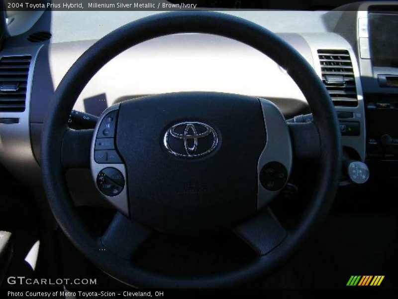 Millenium Silver Metallic / Brown/Ivory 2004 Toyota Prius Hybrid