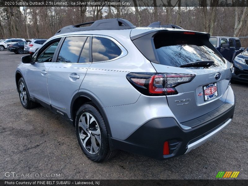 Ice Silver Metallic / Titanium Gray 2020 Subaru Outback 2.5i Limited