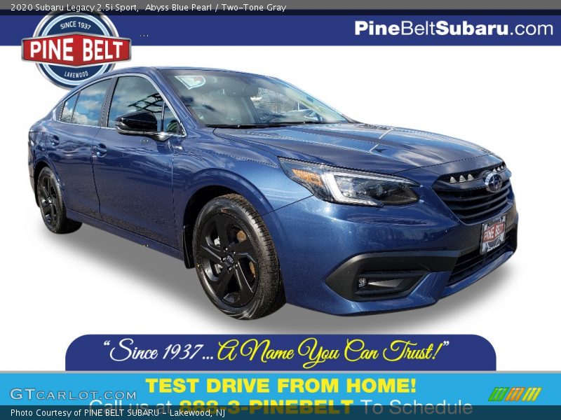 Abyss Blue Pearl / Two-Tone Gray 2020 Subaru Legacy 2.5i Sport