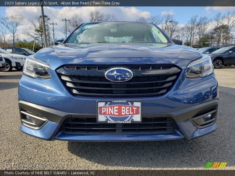 Abyss Blue Pearl / Two-Tone Gray 2020 Subaru Legacy 2.5i Sport