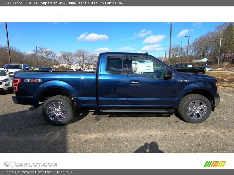  2020 F150 XLT SuperCab 4x4 Blue Jeans
