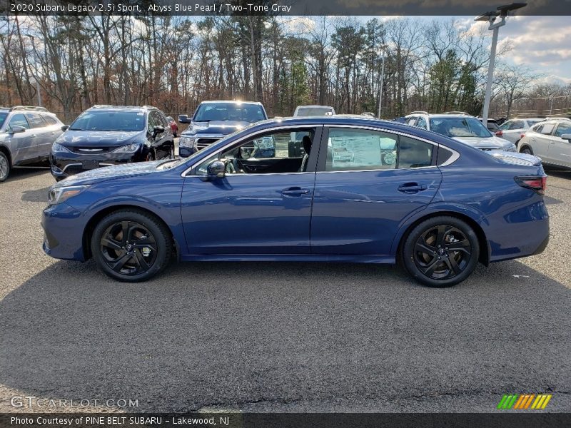 Abyss Blue Pearl / Two-Tone Gray 2020 Subaru Legacy 2.5i Sport