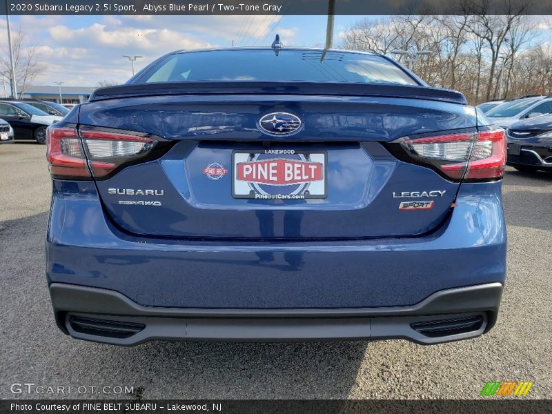 Abyss Blue Pearl / Two-Tone Gray 2020 Subaru Legacy 2.5i Sport