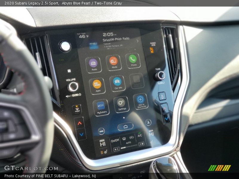 Abyss Blue Pearl / Two-Tone Gray 2020 Subaru Legacy 2.5i Sport