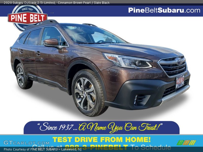 Cinnamon Brown Pearl / Slate Black 2020 Subaru Outback 2.5i Limited
