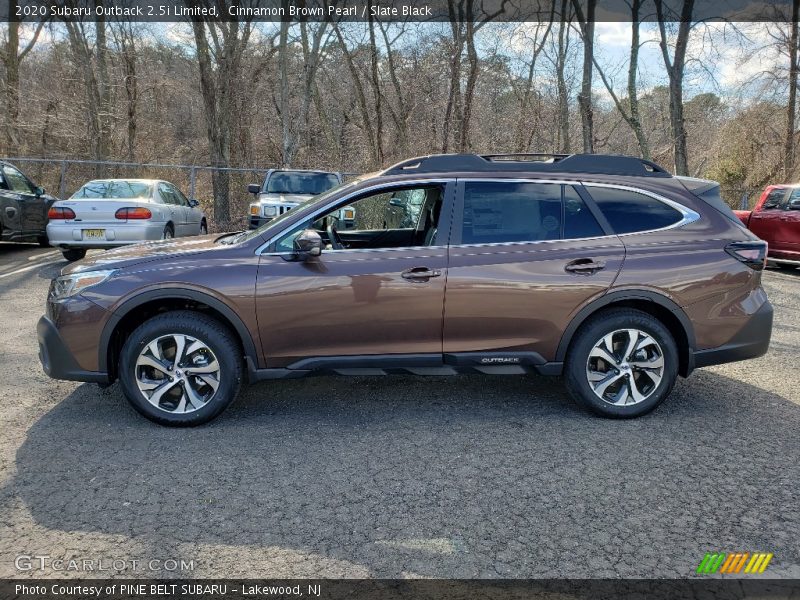Cinnamon Brown Pearl / Slate Black 2020 Subaru Outback 2.5i Limited
