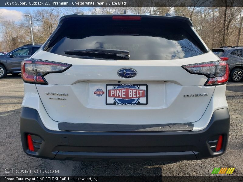 Crystal White Pearl / Slate Black 2020 Subaru Outback 2.5i Premium