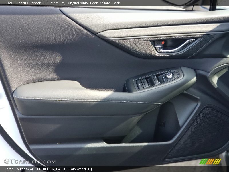 Crystal White Pearl / Slate Black 2020 Subaru Outback 2.5i Premium