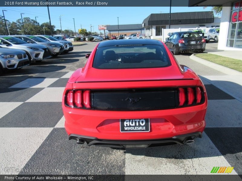 Race Red / Ebony 2018 Ford Mustang EcoBoost Fastback