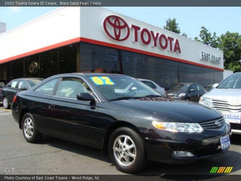Black Sand Pearl / Ivory 2002 Toyota Solara SE Coupe