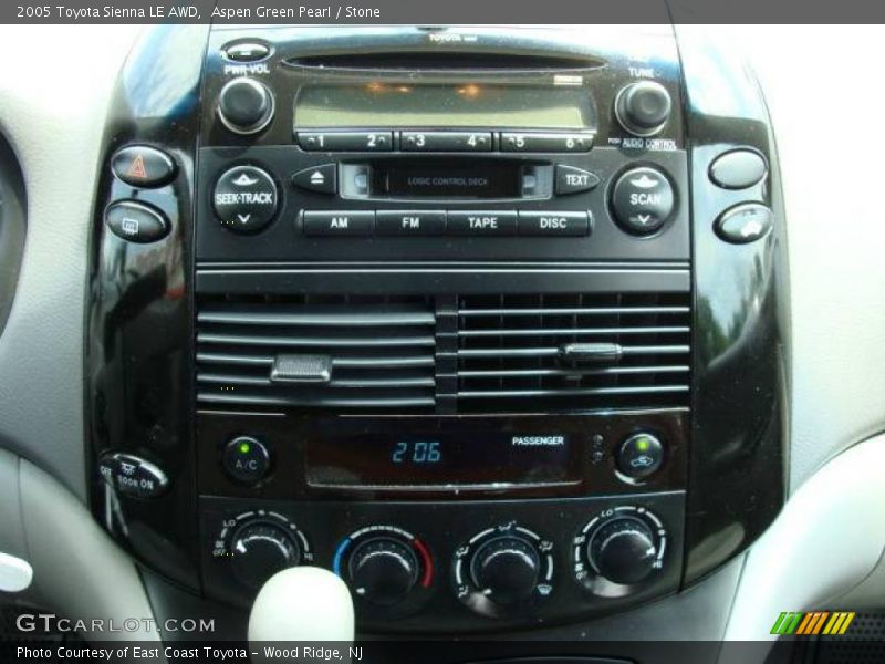 Aspen Green Pearl / Stone 2005 Toyota Sienna LE AWD