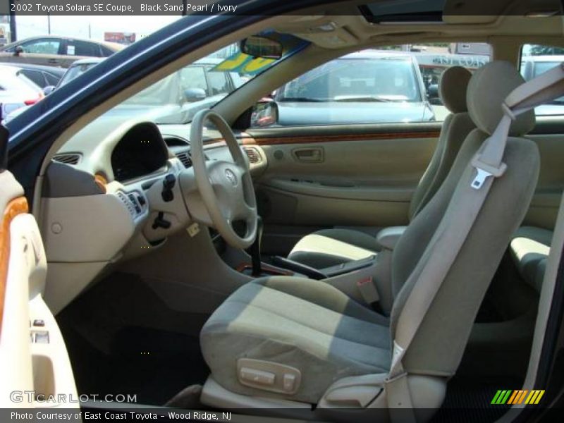 Black Sand Pearl / Ivory 2002 Toyota Solara SE Coupe