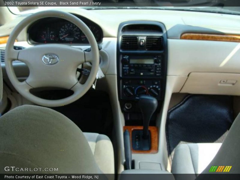 Black Sand Pearl / Ivory 2002 Toyota Solara SE Coupe