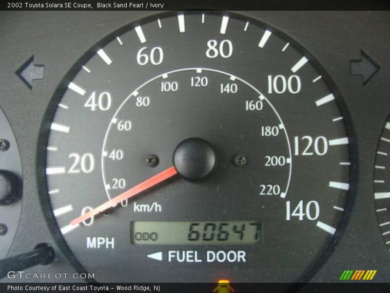 Black Sand Pearl / Ivory 2002 Toyota Solara SE Coupe