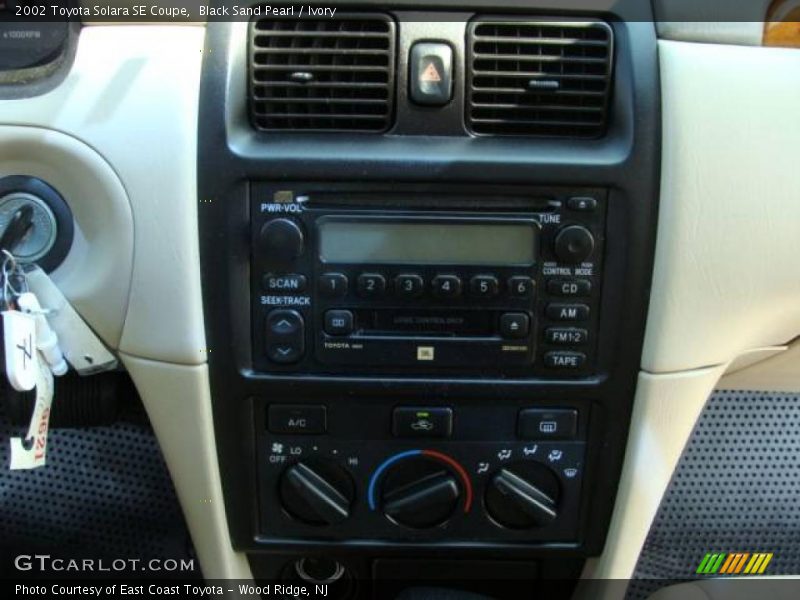 Black Sand Pearl / Ivory 2002 Toyota Solara SE Coupe