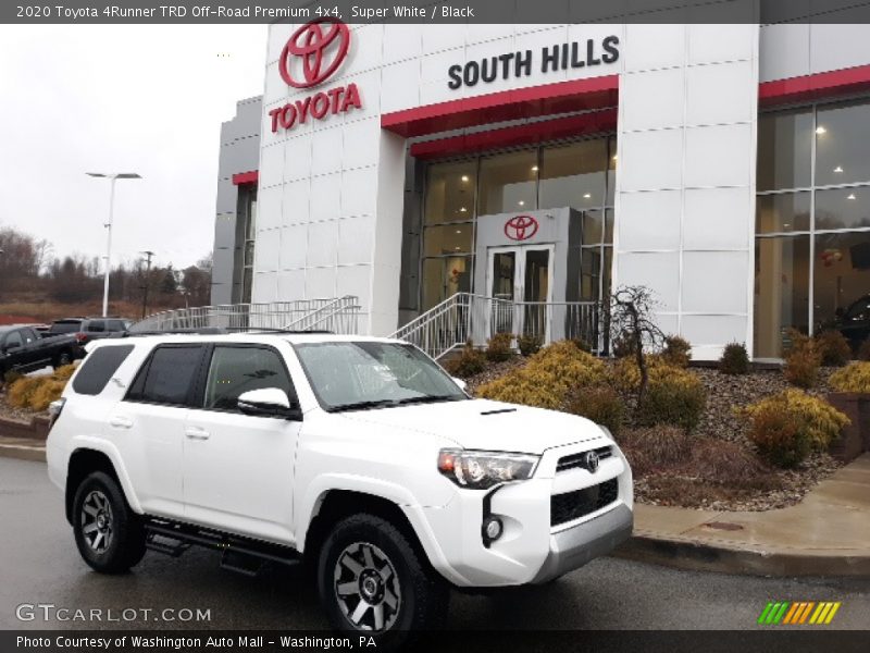 Super White / Black 2020 Toyota 4Runner TRD Off-Road Premium 4x4