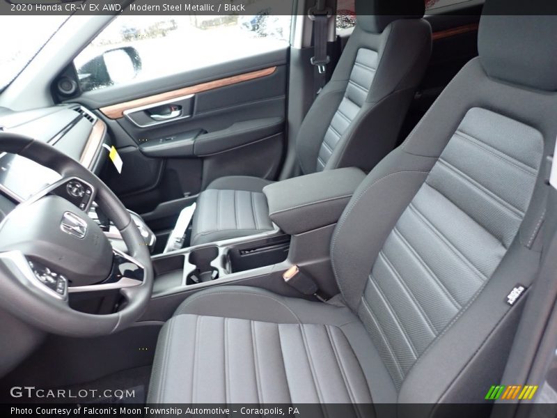 Modern Steel Metallic / Black 2020 Honda CR-V EX AWD