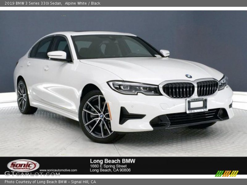 Alpine White / Black 2019 BMW 3 Series 330i Sedan