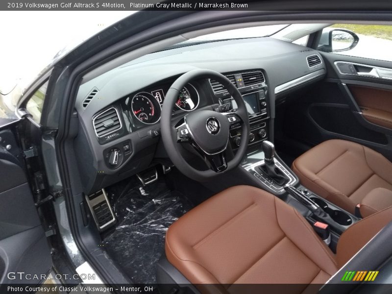  2019 Golf Alltrack S 4Motion Marrakesh Brown Interior