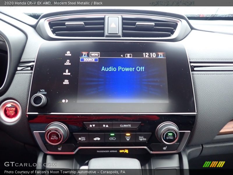 Modern Steel Metallic / Black 2020 Honda CR-V EX AWD