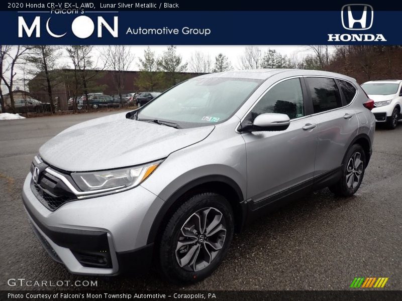 Lunar Silver Metallic / Black 2020 Honda CR-V EX-L AWD