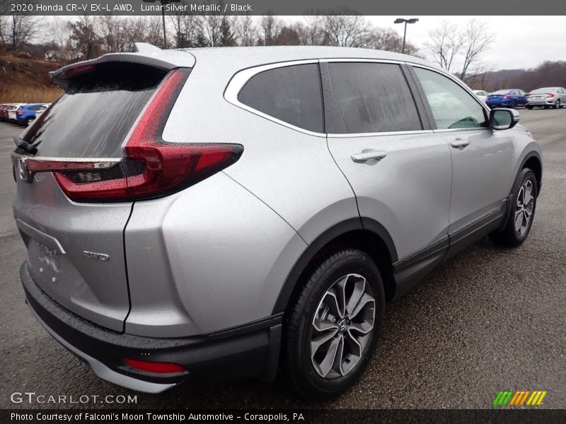 Lunar Silver Metallic / Black 2020 Honda CR-V EX-L AWD