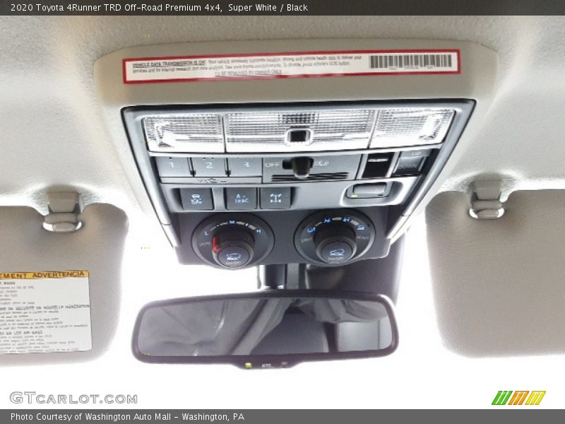 Super White / Black 2020 Toyota 4Runner TRD Off-Road Premium 4x4