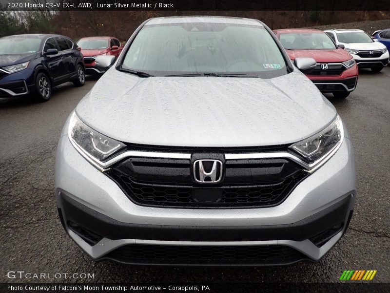 Lunar Silver Metallic / Black 2020 Honda CR-V EX-L AWD