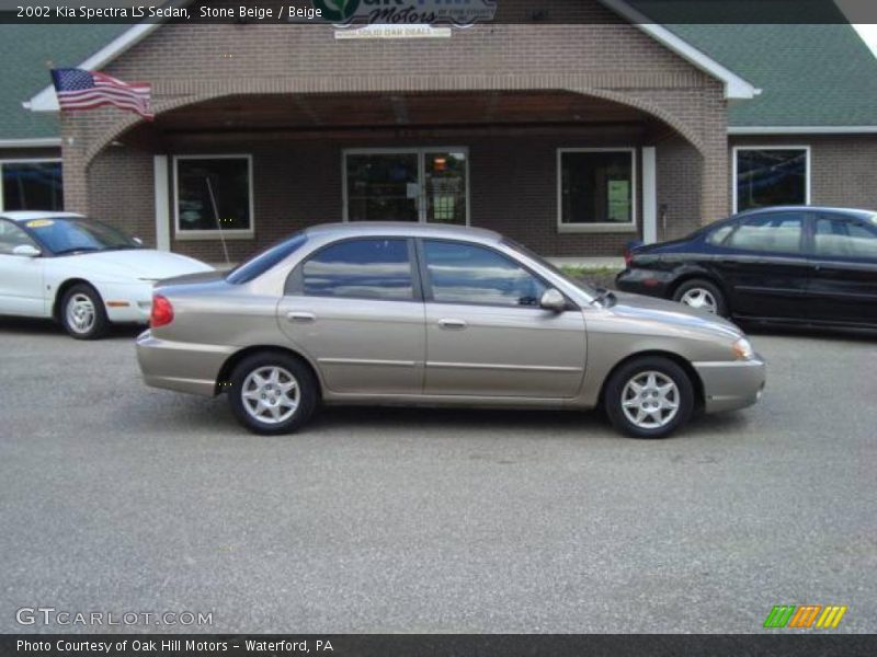 Stone Beige / Beige 2002 Kia Spectra LS Sedan