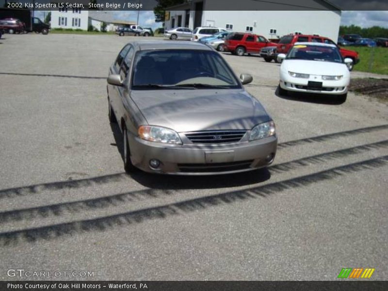 Stone Beige / Beige 2002 Kia Spectra LS Sedan