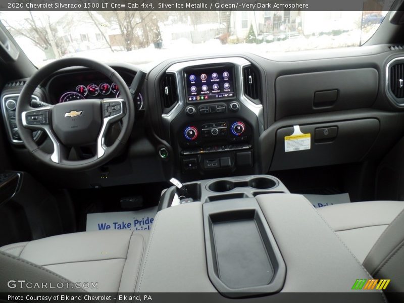 Silver Ice Metallic / Gideon/­Very Dark Atmosphere 2020 Chevrolet Silverado 1500 LT Crew Cab 4x4