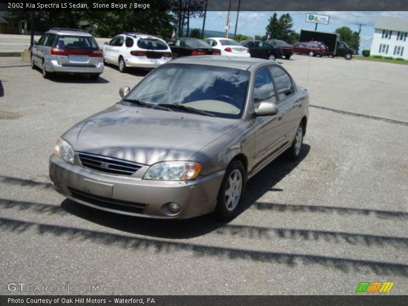 Stone Beige / Beige 2002 Kia Spectra LS Sedan