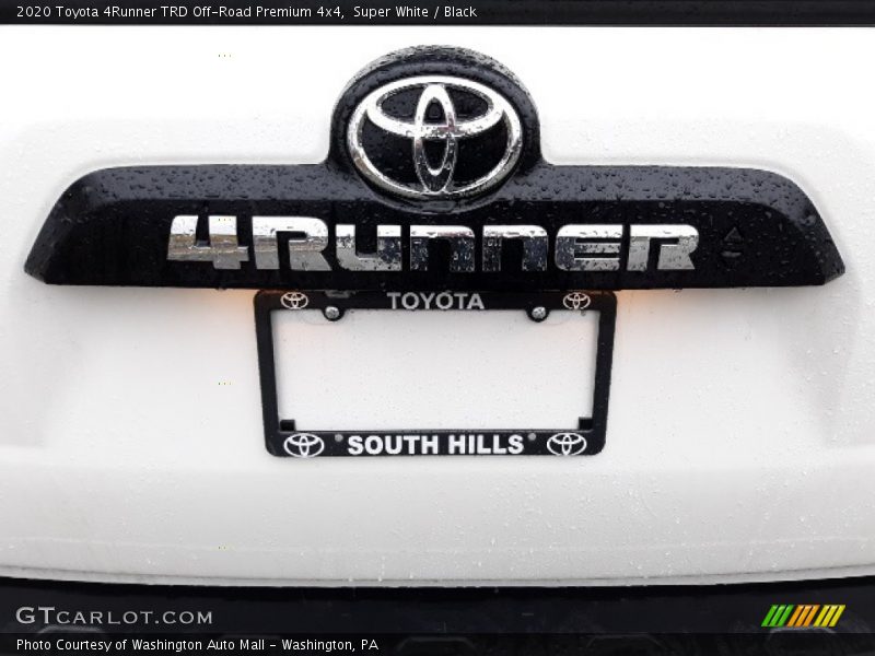 Super White / Black 2020 Toyota 4Runner TRD Off-Road Premium 4x4