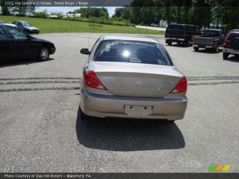 Stone Beige / Beige 2002 Kia Spectra LS Sedan