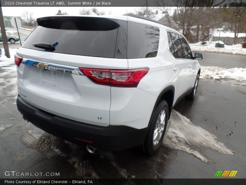 Summit White / Jet Black 2020 Chevrolet Traverse LT AWD