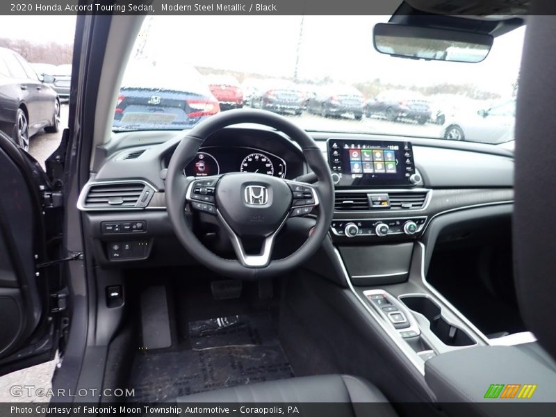 Modern Steel Metallic / Black 2020 Honda Accord Touring Sedan