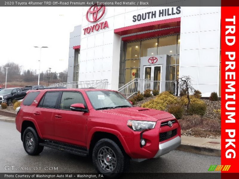 Barcelona Red Metallic / Black 2020 Toyota 4Runner TRD Off-Road Premium 4x4