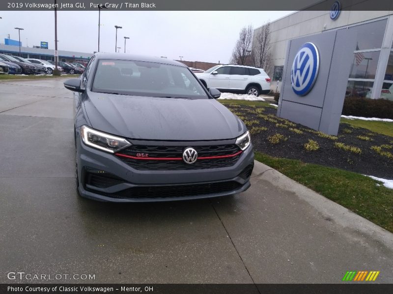 Pure Gray / Titan Black 2019 Volkswagen Jetta GLI