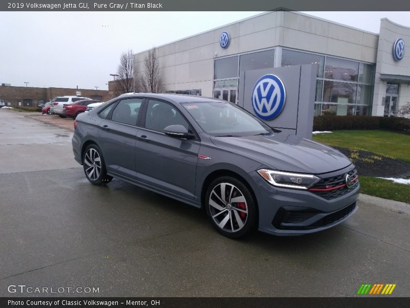 Pure Gray / Titan Black 2019 Volkswagen Jetta GLI